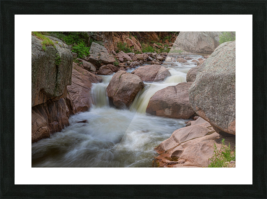 Double Waterfall Splashdown Impression et Cadre photo