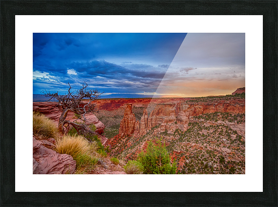 Colorado National Monument Evening Storms Picture Frame print