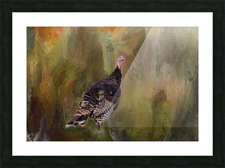 Wild Native Merriam Turkey Picture Frame print