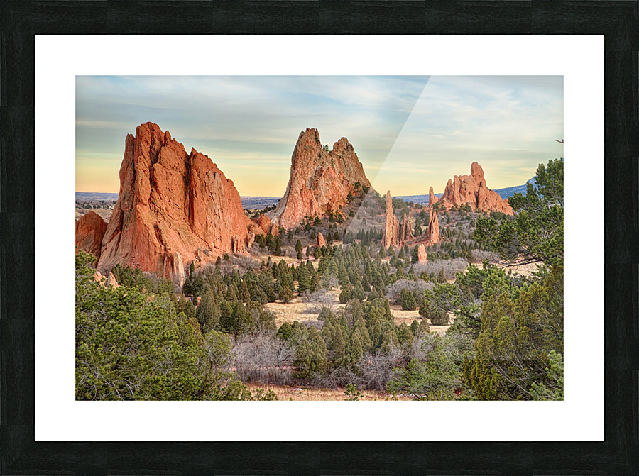 Gods Colorado Garden Picture Frame print