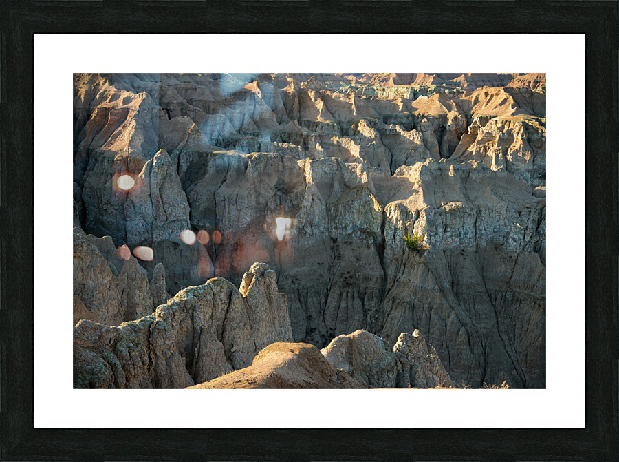 A Tapestry of Textures - Exploring the Badlands Picture Frame print