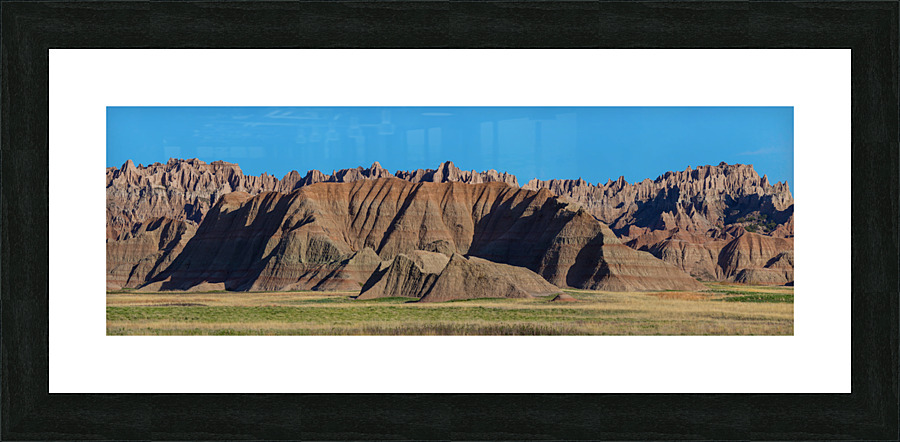 Panoramic Views - Badlands National Park from Conata Basin PT2 Impression et Cadre photo