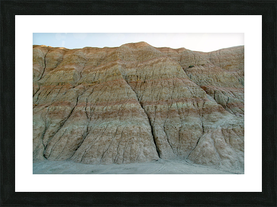Textural Marvels Exploring the Landscape of South Dakota Picture Frame print