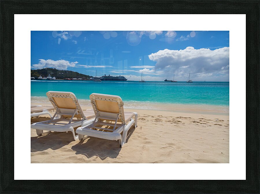 Waiting for Our Ship to Come In Impression et Cadre photo