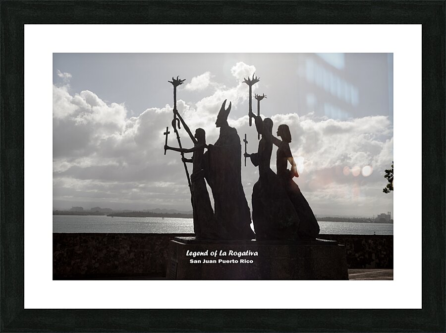 Legend of La Rogativa Poster Postcard Picture Frame print
