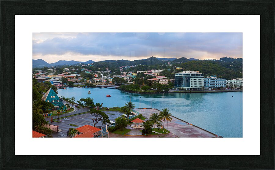 Saint Lucia Castries Panorama Part 1 Impression et Cadre photo