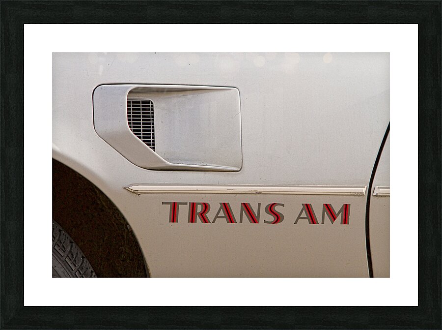 Firebird Trans Am Front Corner Panel Vent Picture Frame print