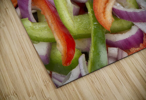 Colorful Peppers and Onions Bo Insogna puzzle