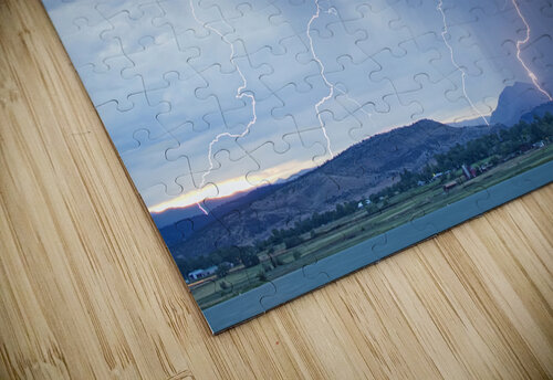 Rocky Mountain Foothills Lightning Strikes Bo Insogna puzzle