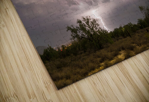 Arizona Monsoon Thunderstorm Illuminates the Desert Bo Insogna puzzle