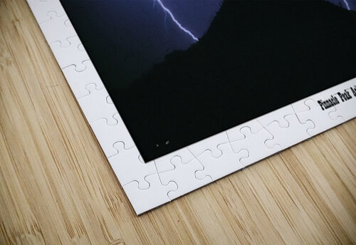 Around About Lightning over Pinnacle Peak Arizona Bo Insogna puzzle