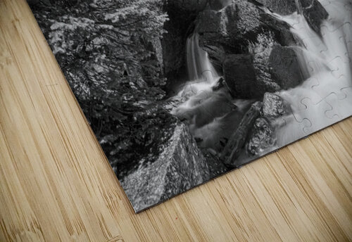 Colorado Ouzel Falls Black White Bo Insogna puzzle