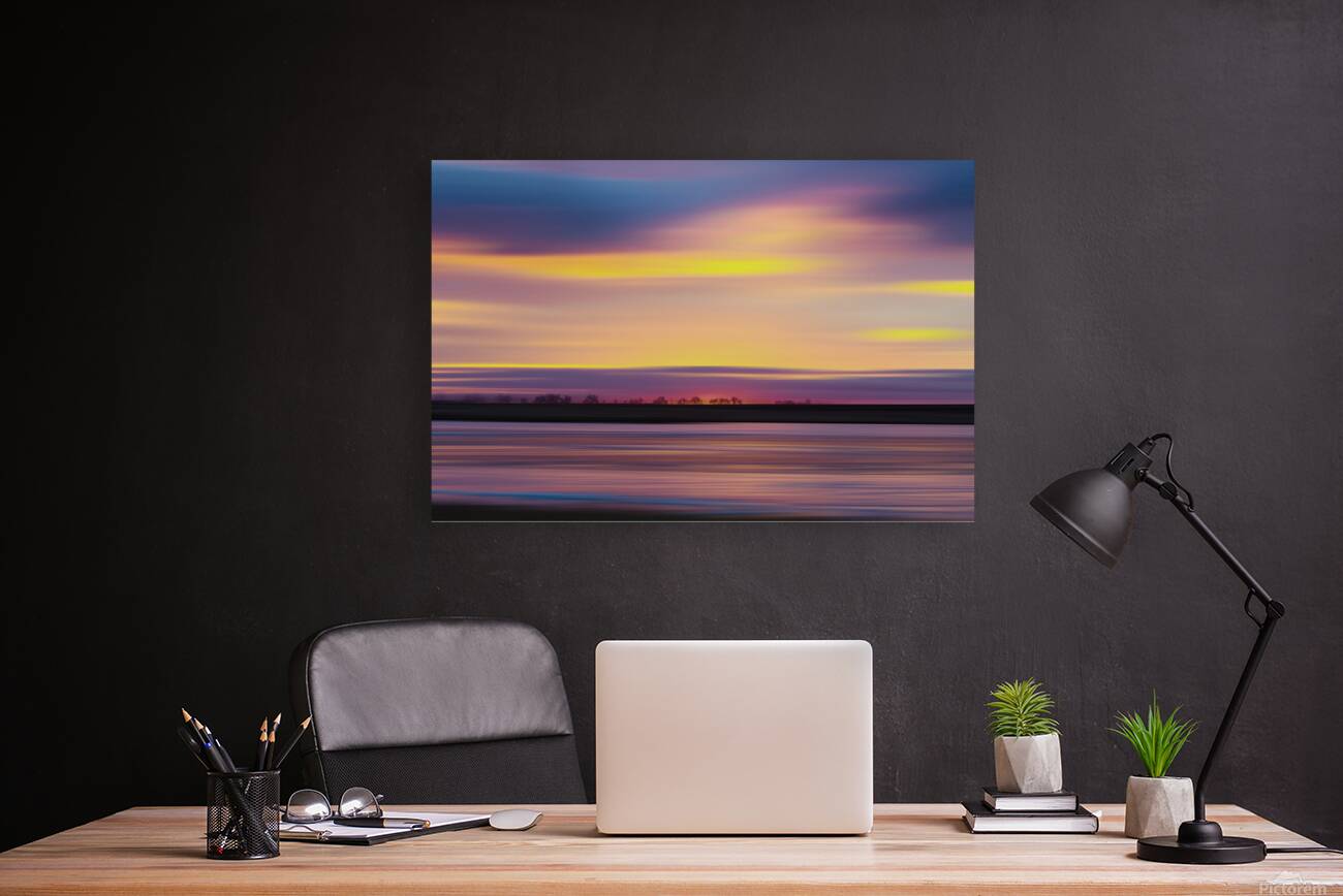 Beautiful Colorful Boulder County Winter Morning Reproduction