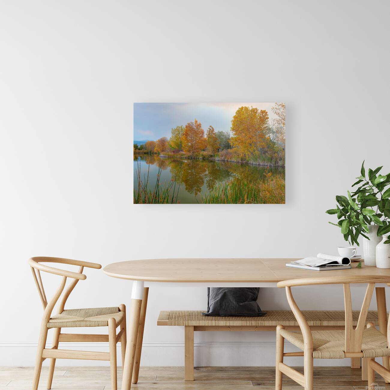 Just Another Beautiful Autumn Reflection Reproduction