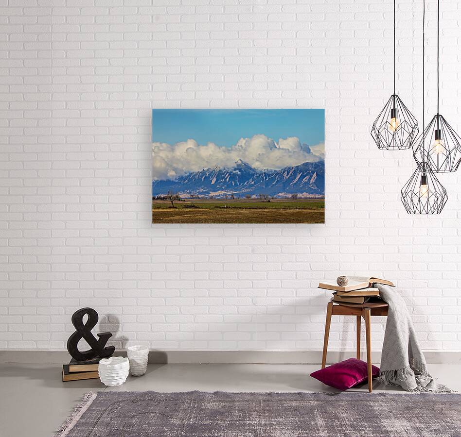 Boulder Colorado Front Range Cloud Pile On Reproduction