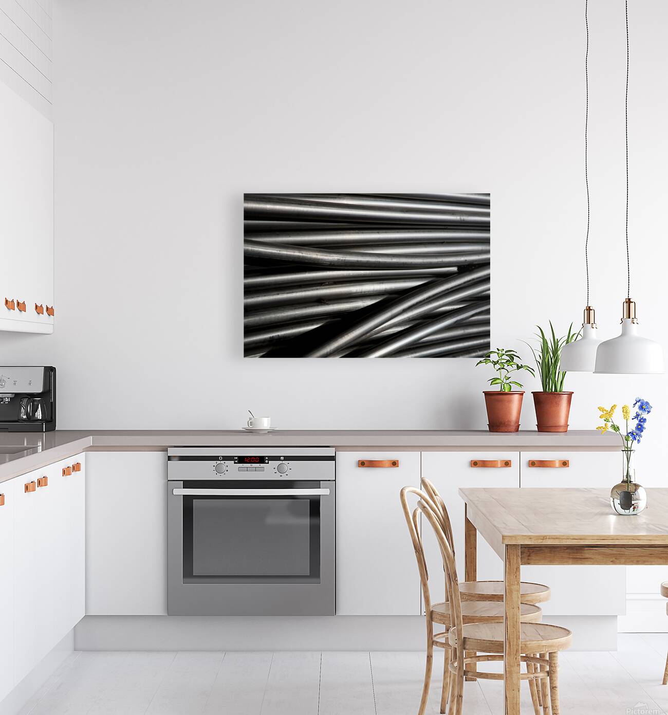 Tubular Abstact Art Number 2 Reproduction