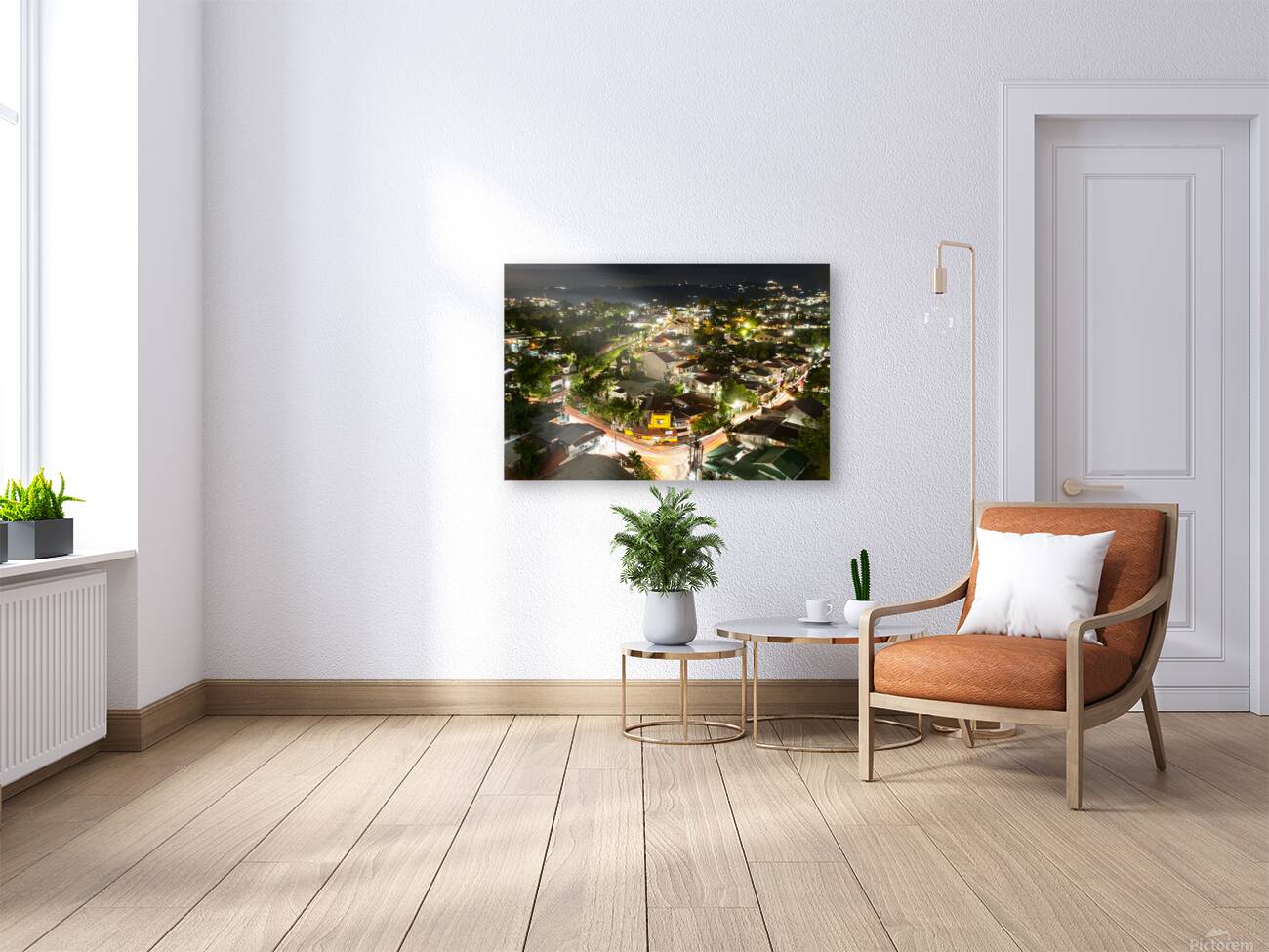 Night Lights of Escario   Cebu City Philippines Reproduction