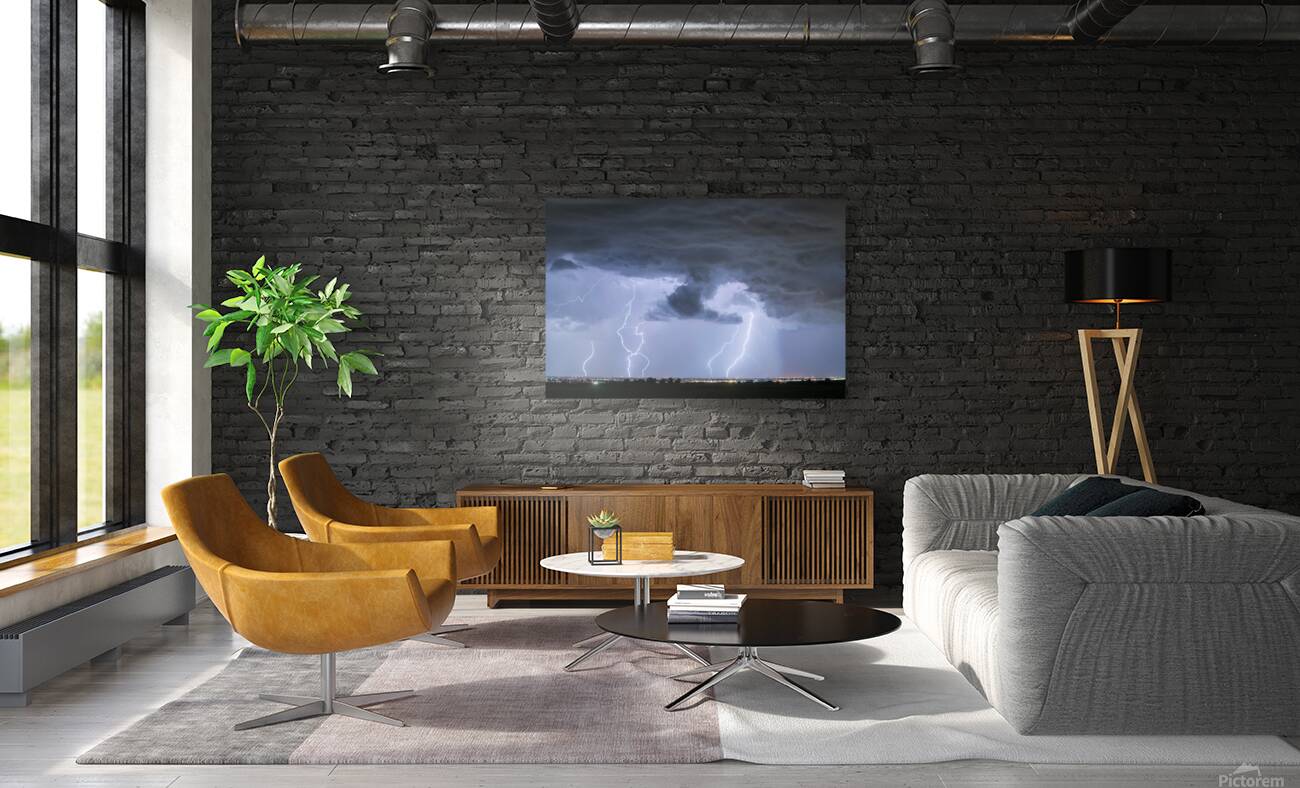 Lightning Striking Firestone Colorado 2 Reproduction