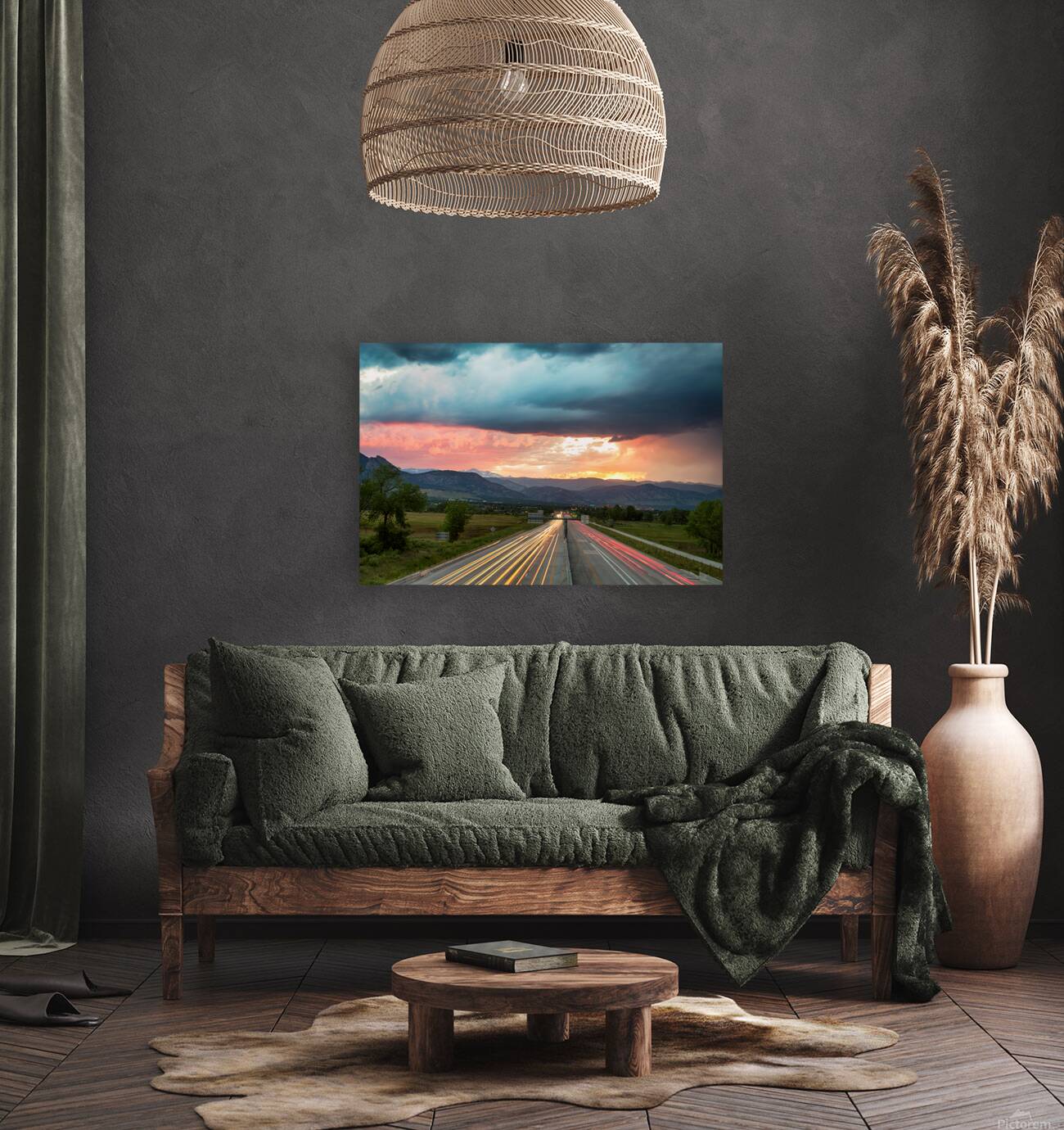 Highway 36 to Beautiful Boulder Colorado Reproduction