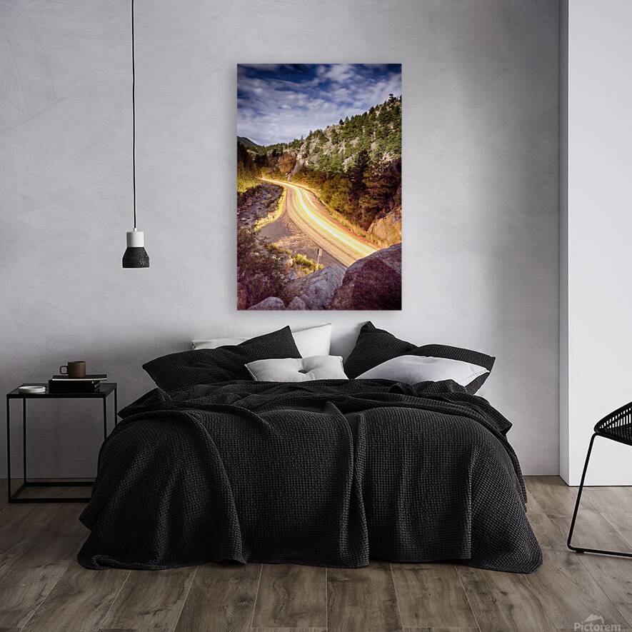 Boulder Canyon Beams Of Light Reproduction