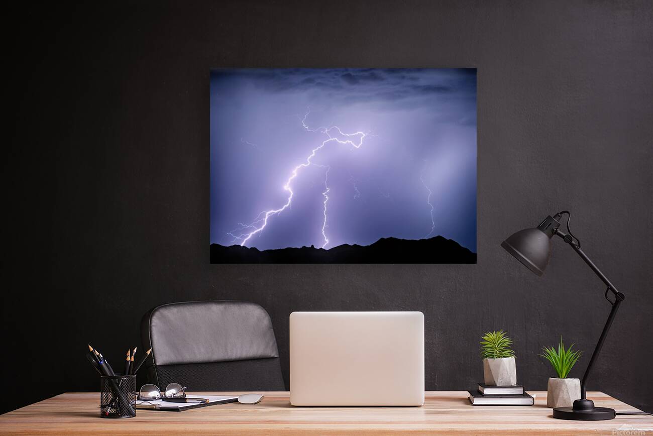 Arizona McDowell Mountains Electrical Discharge Reproduction