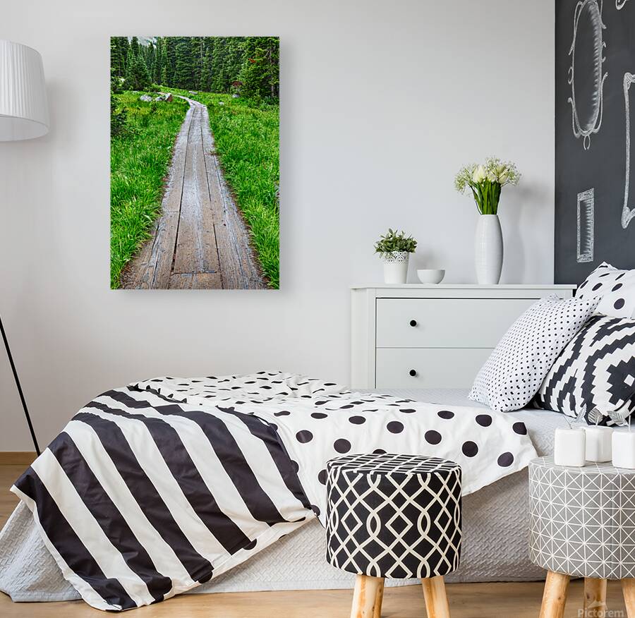 Wooden Forest Path Reproduction