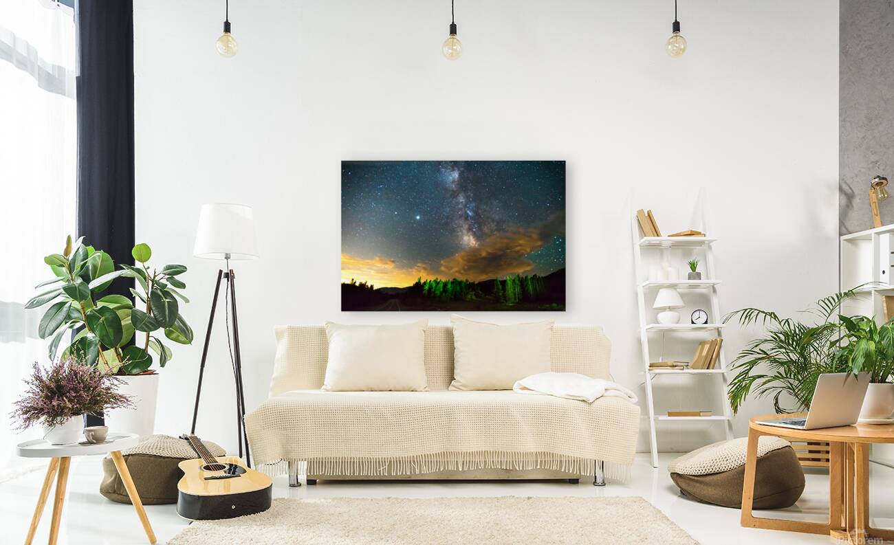 Milky Way Rising Out Of the Clouds Reproduction