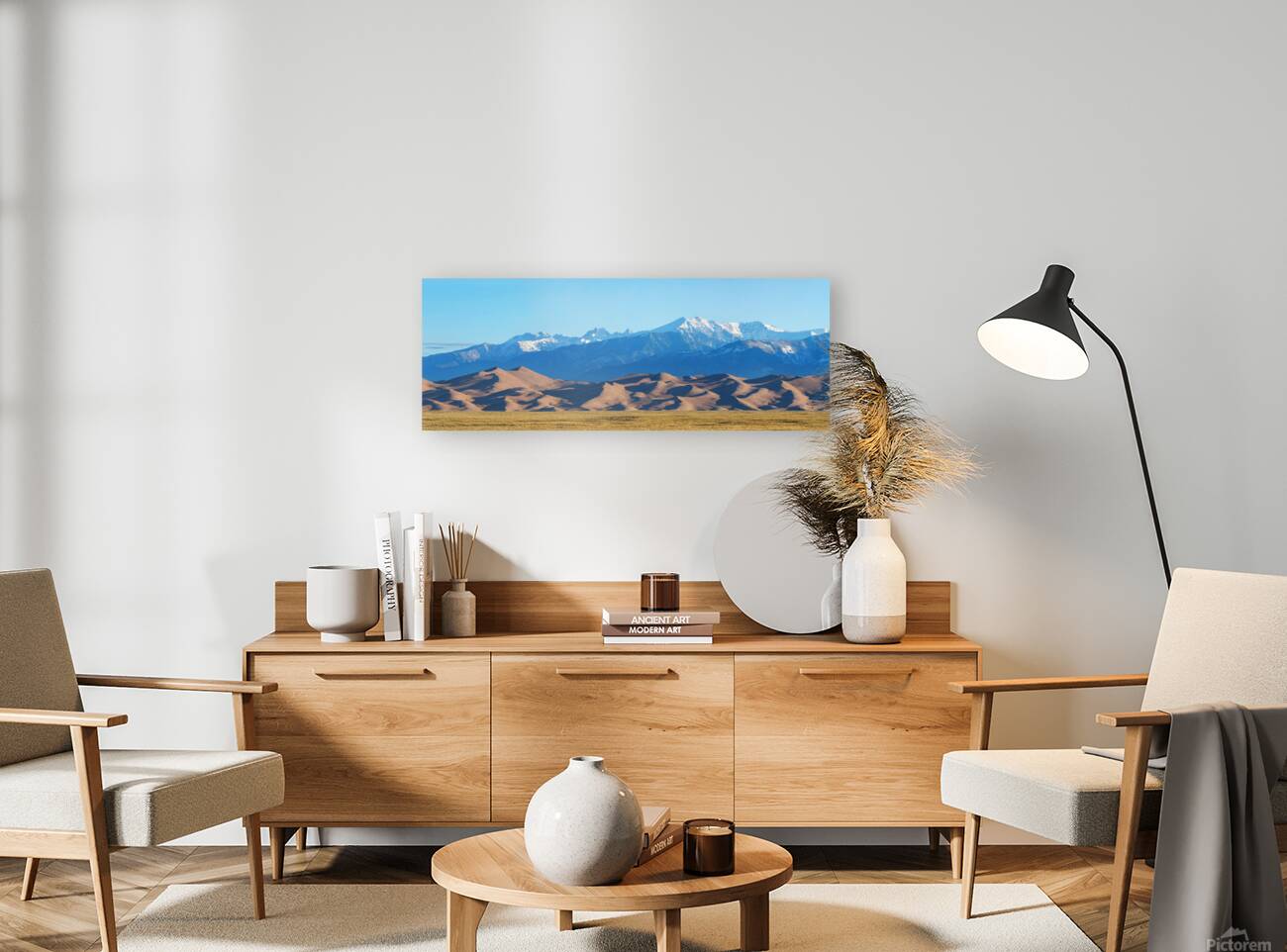 Colorado Great Sand Dunes Panorama Pt 1 Reproduction