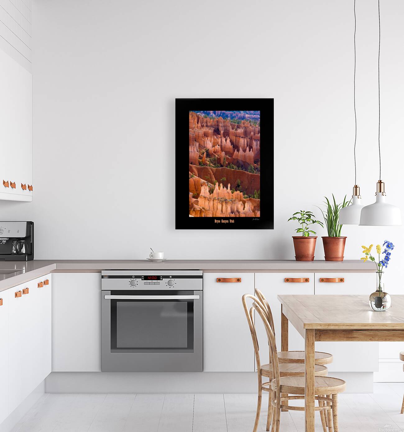 Bryce Canyon Utah Hoodoos Glowing in Desert Light Reproduction