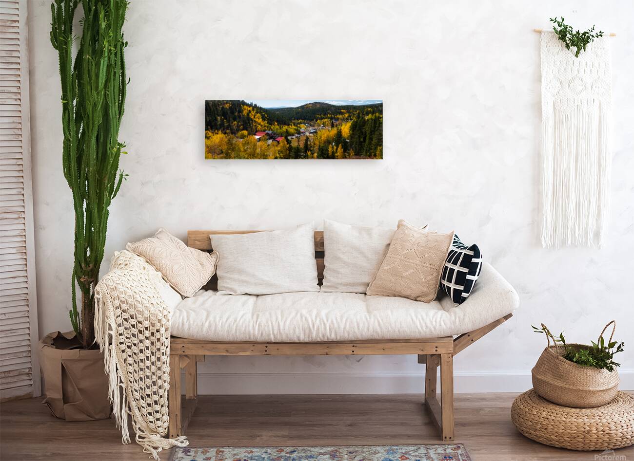 Ward Colorado Panoramic Autumn View Reproduction