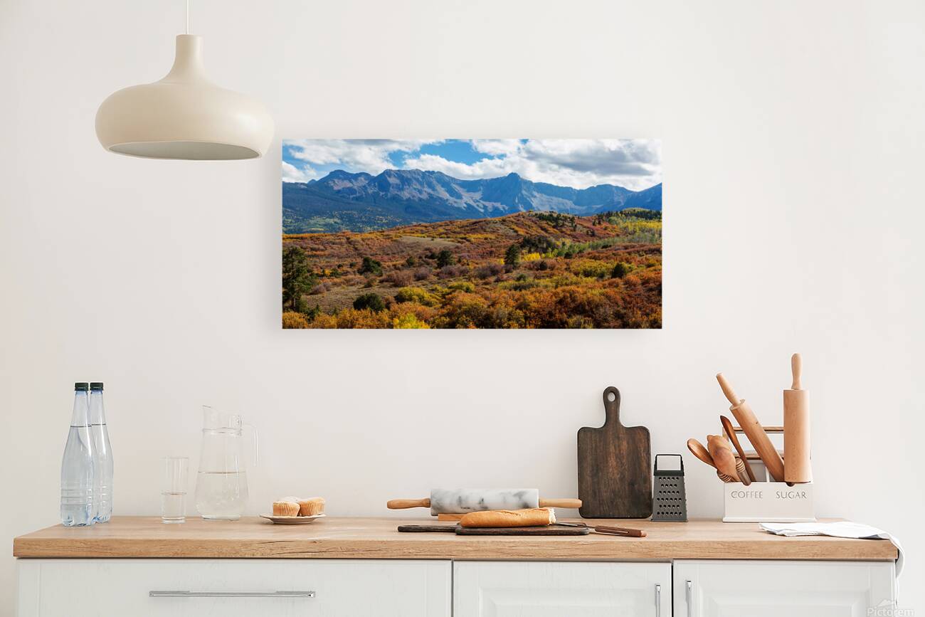 Colorado Painted Landscape Panorama PT1 Reproduction