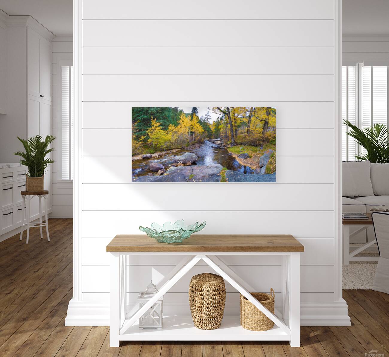 Colorado Autumn Creek Happy Place Panoramic Reproduction