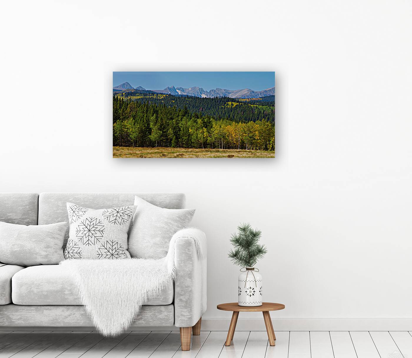 Colorado Indian Peaks Panorama 1 Reproduction