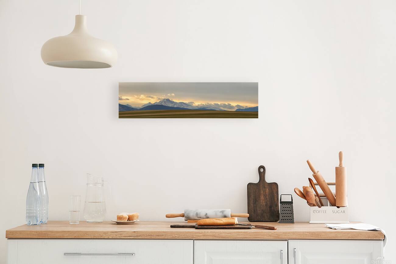 Twin Peaks Panorama View Agriculture Plains Reproduction