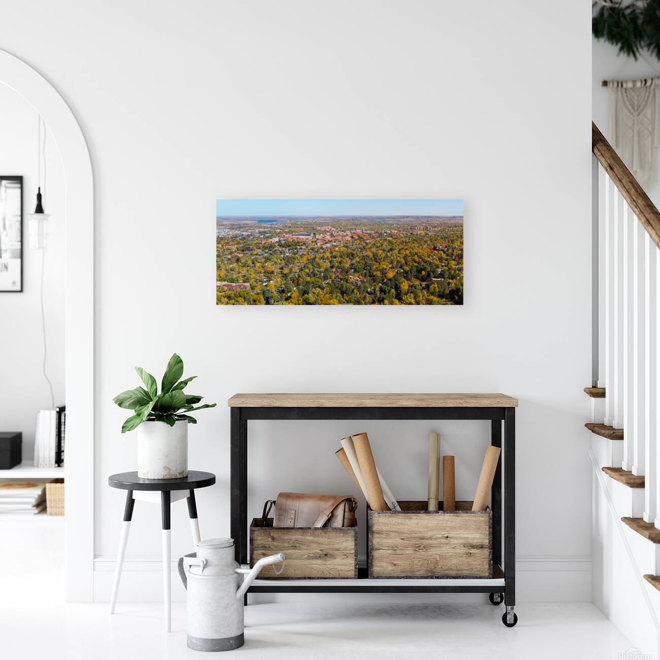 Colorado University Boulder Fall Panoramic Reproduction