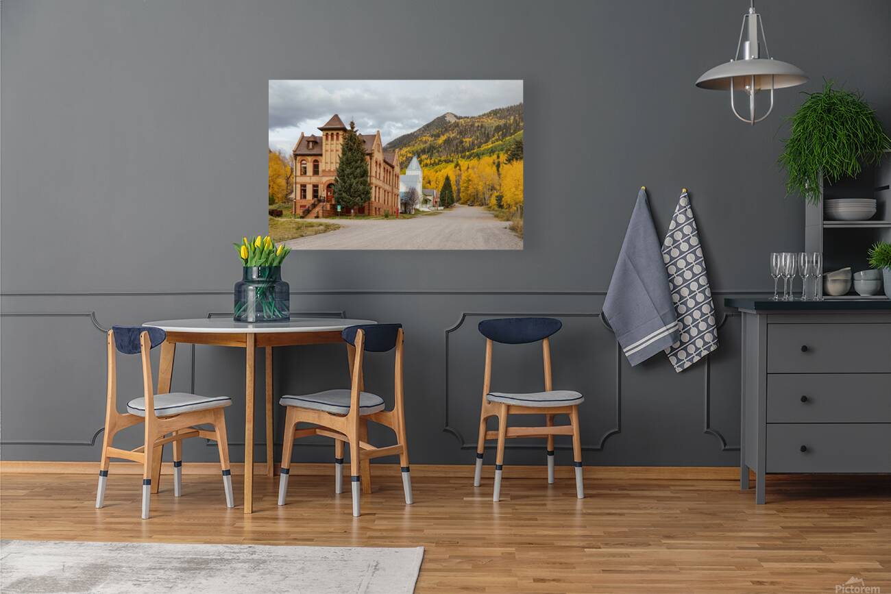 Beautiful Small Town Rico Colorado Reproduction