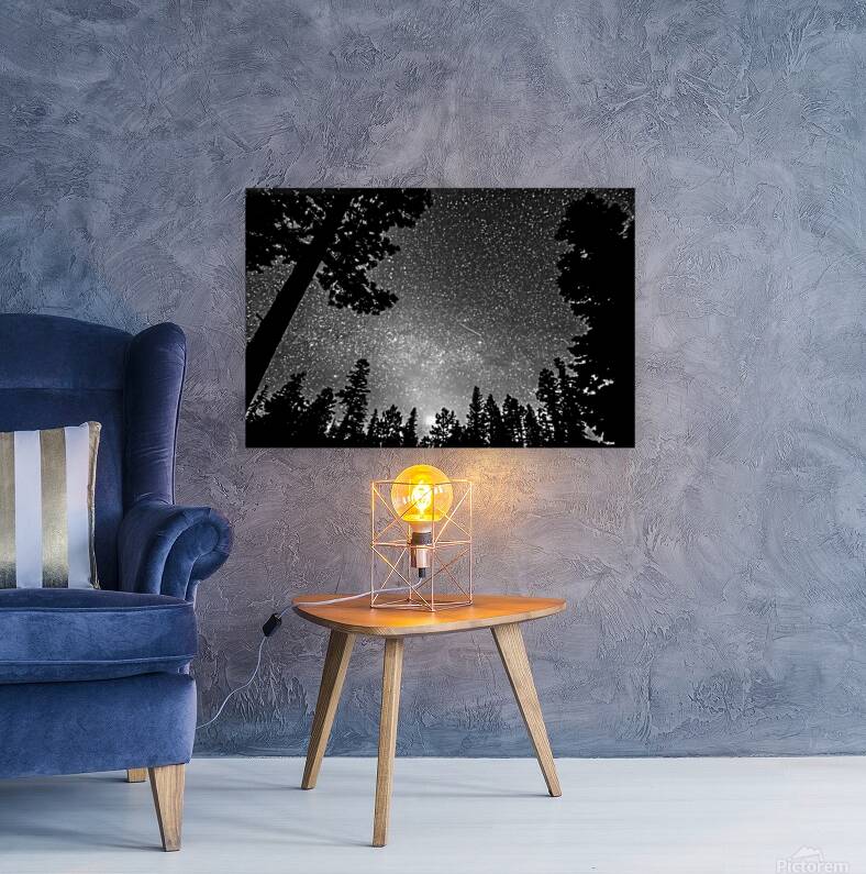 Dark Stellar Universe Deep Into The Night Reproduction