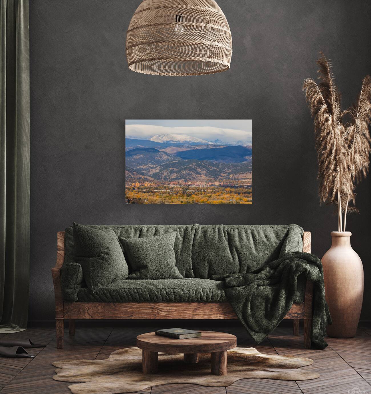 University of Colorado Boulder Autumn West View Reproduction