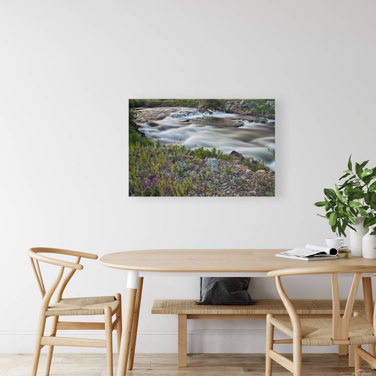 South Boulder Creek Summer View Reproduction