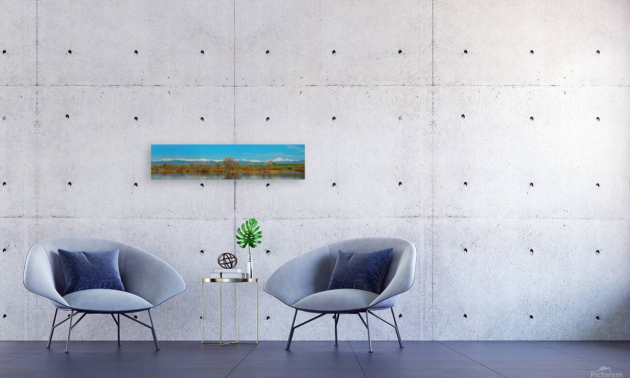 Colorado Rocky Mountain Front Range Panoramic Reproduction