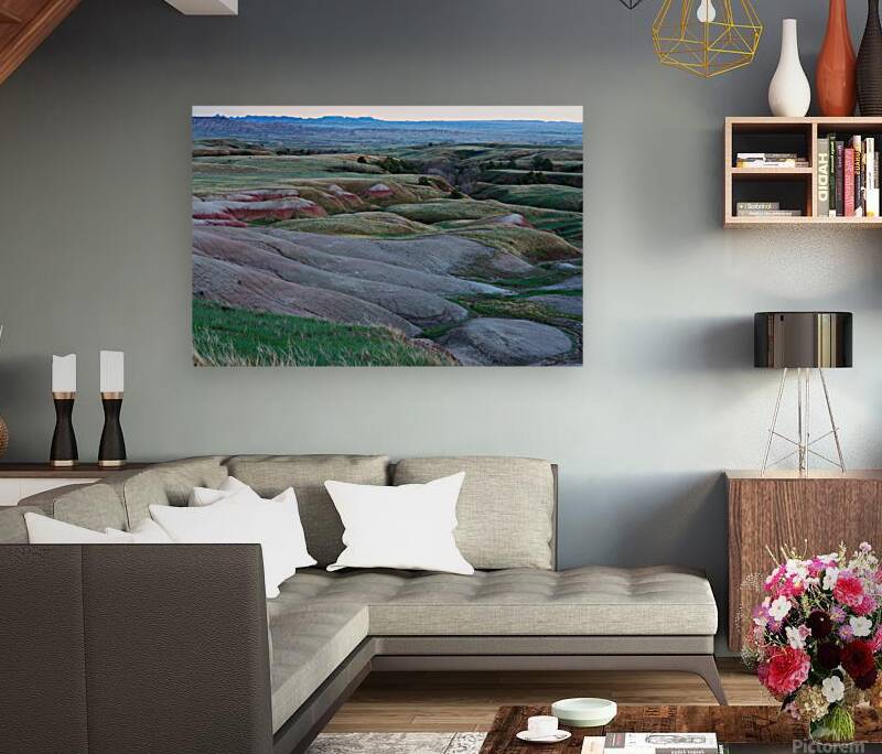South Dakota Badlands and Refreshed Springtime Grasslands Reproduction