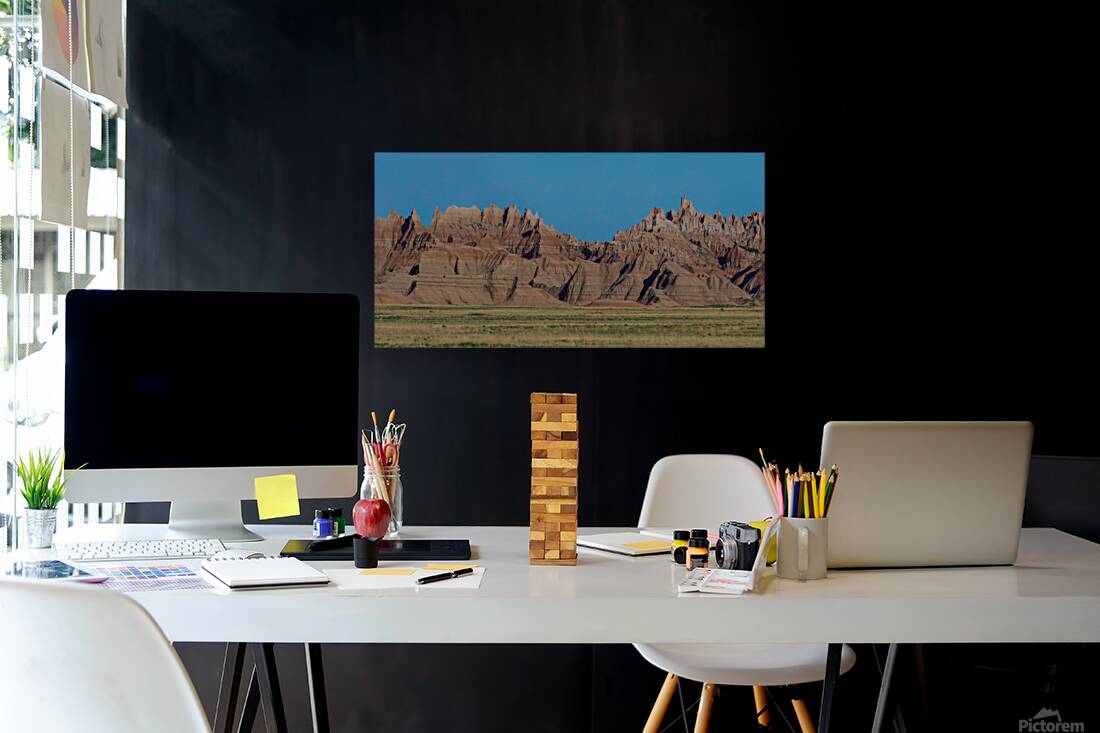 Breathtaking Panoramic Views - Badlands National Park from Conat Reproduction