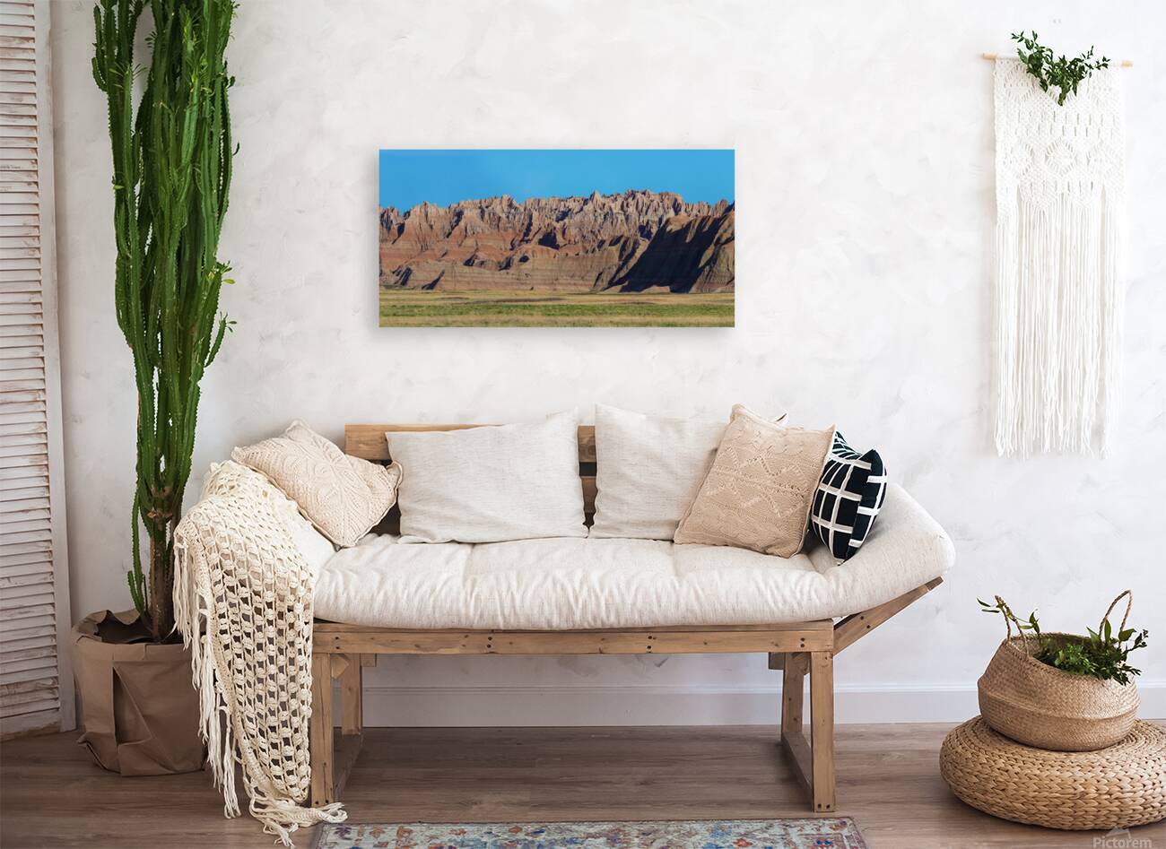 Breathtaking Panoramic Views - Badlands National Park   Reproduction