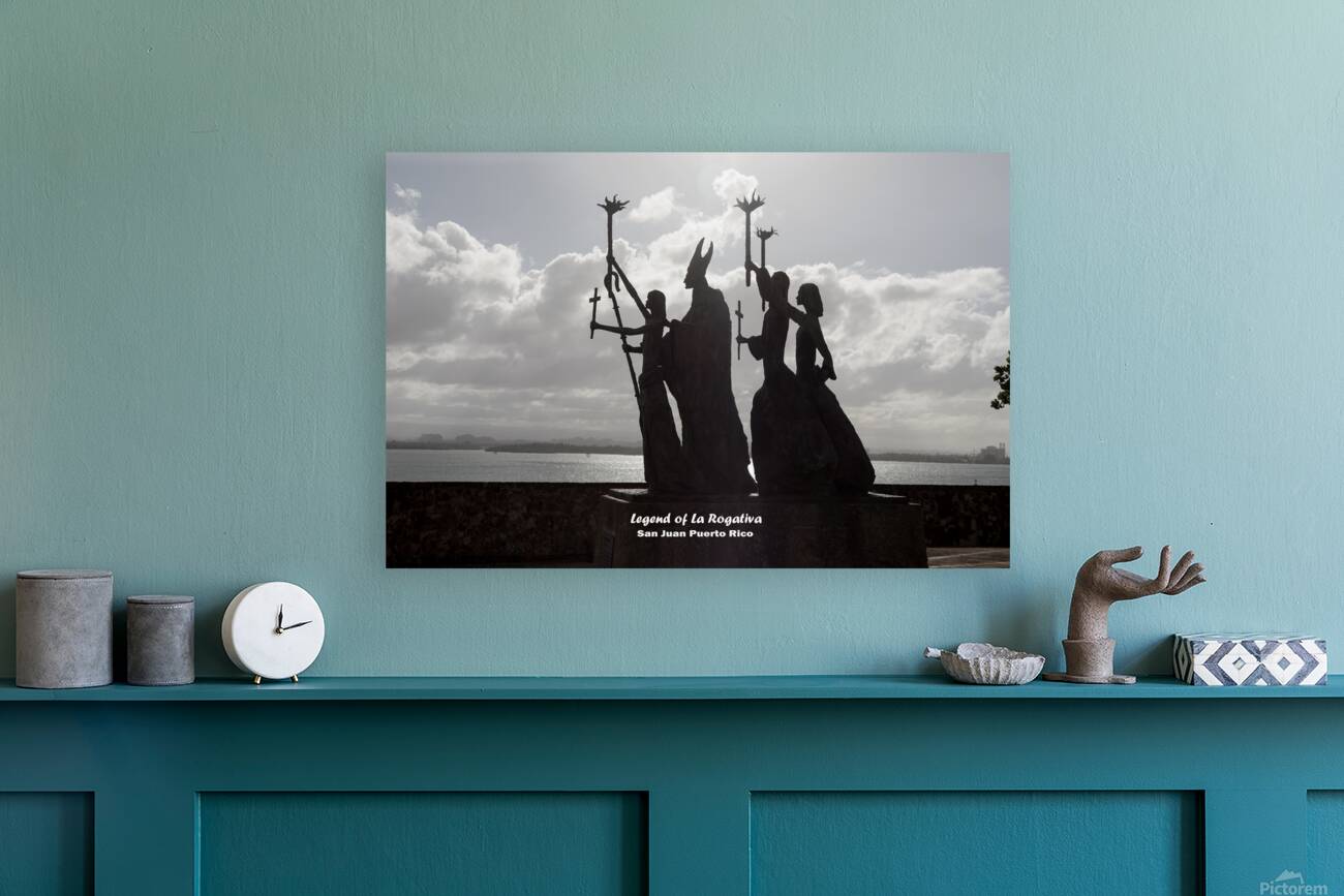 Legend of La Rogativa Poster Postcard Reproduction