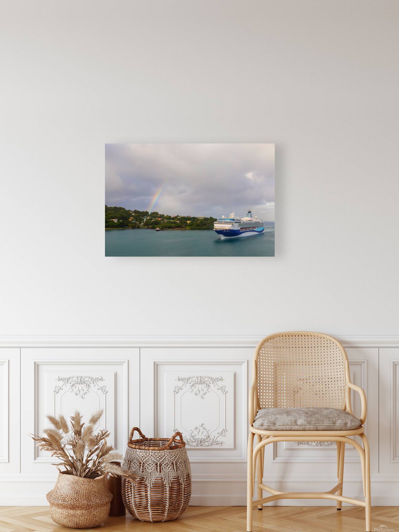 Rainbow - Marella Voyager Cruise Ship - St Lucia Reproduction