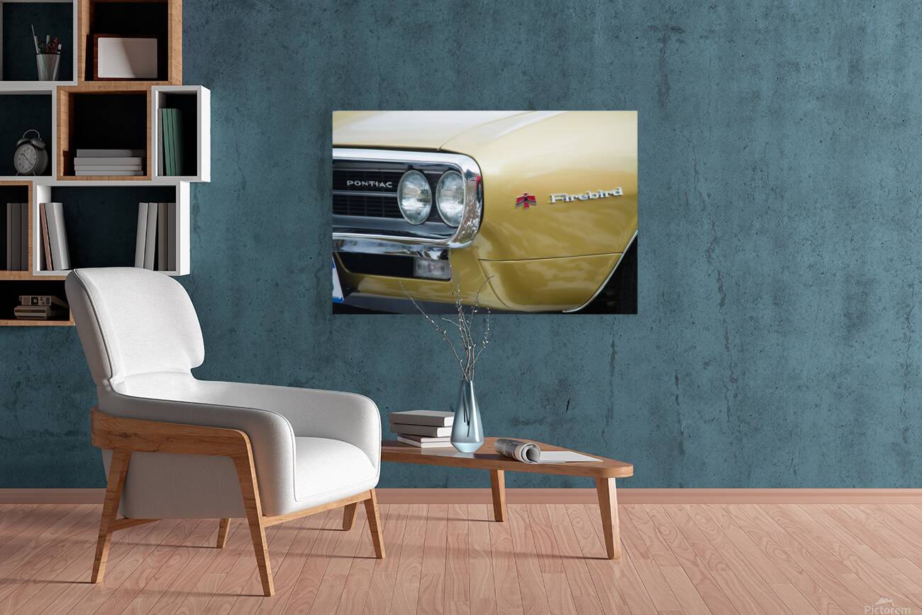 Pontiac Firebird Gold 1967 Reproduction