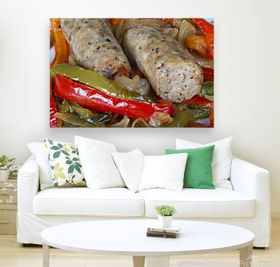 Sausage Peppers and Onions by Bo Insogna