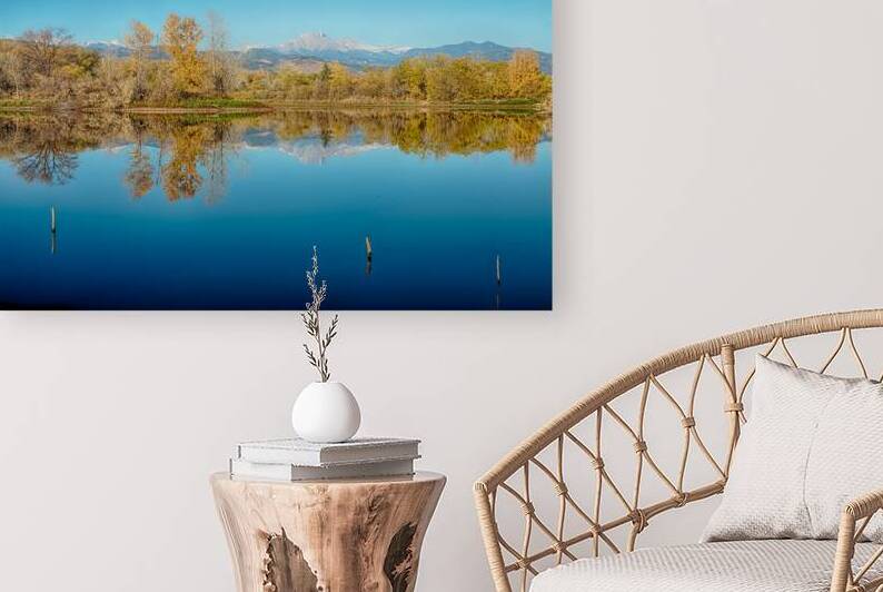 Autumn Colorado Twin Peaks Golden Ponds Reflections by Bo Insogna