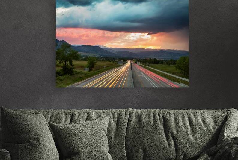 Highway 36 to Beautiful Boulder Colorado by Bo Insogna