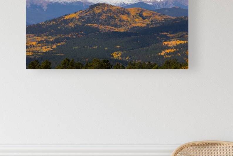 Rocky Mountain High Autumn View by Bo Insogna
